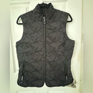 Eddie Bauer Black Quilted Down Vest